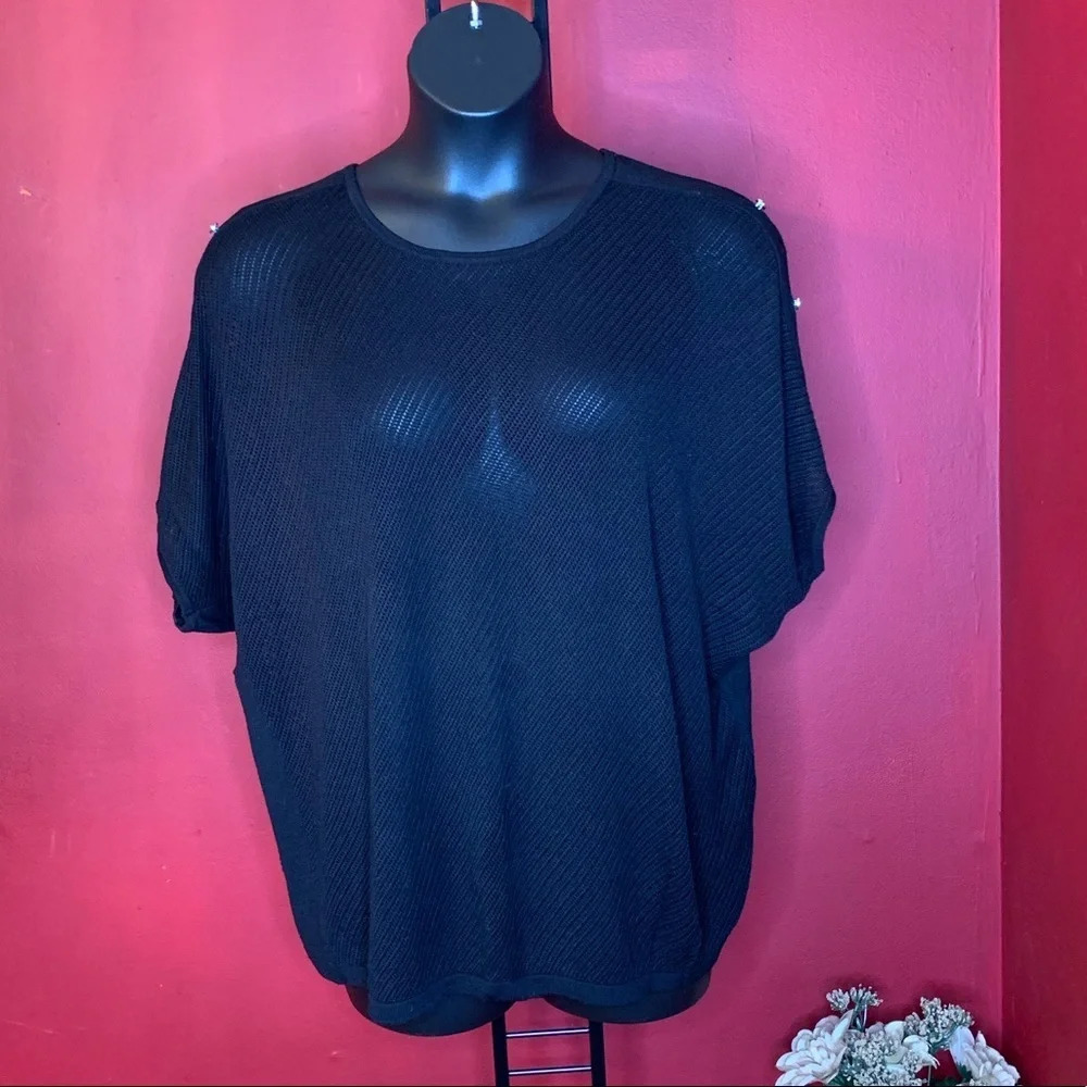 Dex Women’s Plus Size Mesh Sweater Size 2X